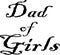 Dad of Grils jpg image with SVG Cutfile for Cricut and Silhouette