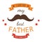 Dad holiday or Fathers day isolated icon family member or parent love