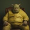 Dada Minimalism: Ogre Humanoid - A Unique Studio Portrait In Sacha Goldberger Style