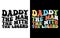 Daddy The Man The Myth The Legend - Typography Design