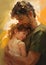 Daddy\\\'s Arms: A Man and Little Girl Share a Last Smile and Embra