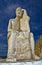 Daedalus statue located in the town of Agia galini (crete islan