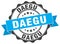 Daegu round seal