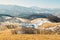 Daegwallyeong sheep ranch winter mountain in Pyeongchang, Korea