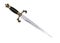 Dagger Fantasy Adventure. sword on white background