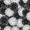 Dahlia flowers seamless pattern