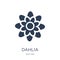 Dahlia icon. Trendy flat vector Dahlia icon on white background