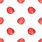 daifuku strawberry watercolor on isolated background Perfect for fabric printing