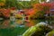 Daigo-ji temple with colorful maple trees in autumn, Kyoto