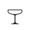 Daiquiri glass icon. liquor and beverage symbol. isolated vector image