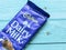 Dairy Milk Chocolate bar isolated on wooden background.