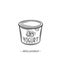 Dairy product yogurt icon