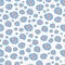 Daisies Field Flower All Over Print Vector. Colorful Blooms Seamless Repeating Pattern