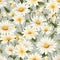 Daisy Dreams Floral Pattern Art