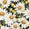 Daisy Dreams Seamless Floral Art