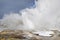 Daisy Geyser erupting in the Winter