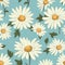 Daisy Symphony Floral Background