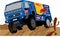 Dakar car, rally. Vector illustration