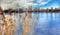 The Dakota Apartments as Seen from the Jacqueline Kennedy Onassis Reservoir - NEW YORK CITY - NYC