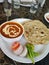 Dal makhni with naan