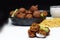 Dal vada or Dal pakoda or Bhajiya is streetfood of India