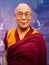 Dalai Lama wax statue