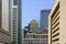 Dallas downtown city urban bulidings view