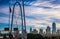 Dallas Texas downtown Metropolis Skyline Cityscape Margaret Hunt Hill Bridge