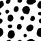 Dalmatian dog seamless pattern