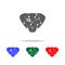 dalmatian face icon. Elements of dogs multi colored icons. Premium quality graphic design icon. Simple icon for websites, web desi