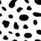 Dalmatian skin seamless pattern.