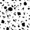Dalmatian skin texture. Vector seamless background.