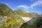 Dam of Baserca reservoir during Autumn in Spain