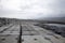 Dam concrete blocks in port of Lajes do Pico, Azores