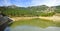 Dam of Fresnillo reservoir, Sierra de Grazalema Natural Park, province of CÃ¡diz, Spain