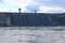 The dam of the Krasnoyarsk hydroelectric power station