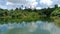 Dam lake in the  Bukit makmur village of Berau