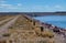 Dam at Lake Pueblo State Park in Pueblo, Colorado