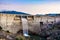 Dam over Eresma river, Segovia Spain.