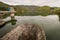 Dam on the Radoinja Lake, part of the Special Nature Reserve Uvac in Serbia