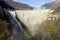 The dam of Verzasca on the italian part of Swtzerland