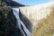 The dam of Verzasca on the italian part of Swtzerland