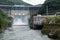 Dam water release in Japan