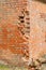 Damage to brick wall in UK. house subsidence, subsiding