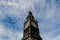 Damage to Commemorative clock tower near Christchurch Cathedral following the 2011 earthquake taken in Christchurch, South Island,