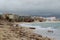 Damaged by hurricane Odile Medano beach front