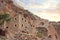 Damaged ruin of Greek town Monemvasia