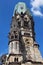 Damaged spire of the Kaiser Wilhelm Church