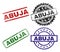 Damaged Textured ABUJA Seal Stamps