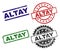 Damaged Textured ALTAY Seal Stamps